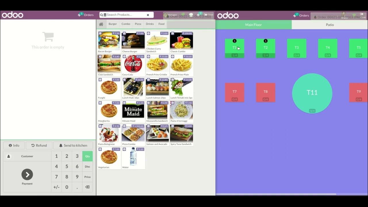 Aharya in-store Point-of-Sale (POS) system in action
